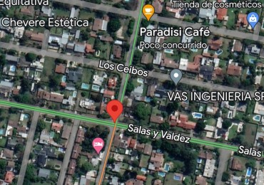 Terreno esquina Bascary y Salas y Valdez YB 30x30 